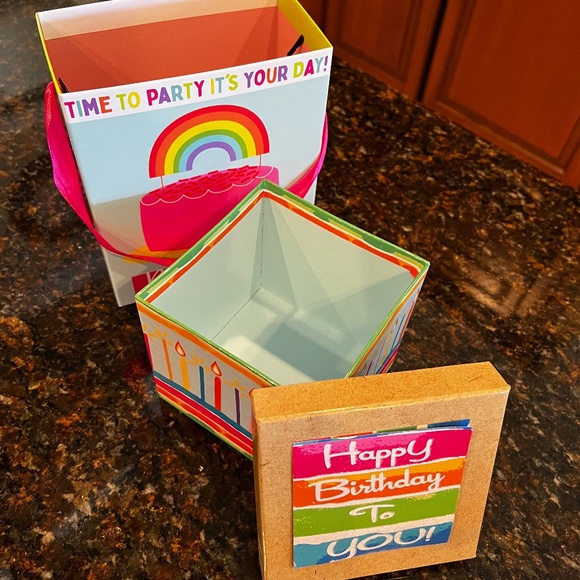 Happy Birthday Gift Boxes-Set of 3 - Picture 2 of 12